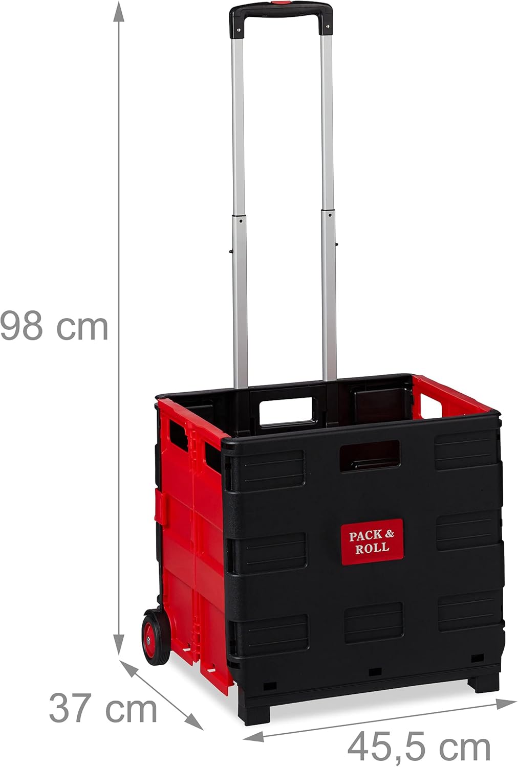 Einkaufstrolley, Rot