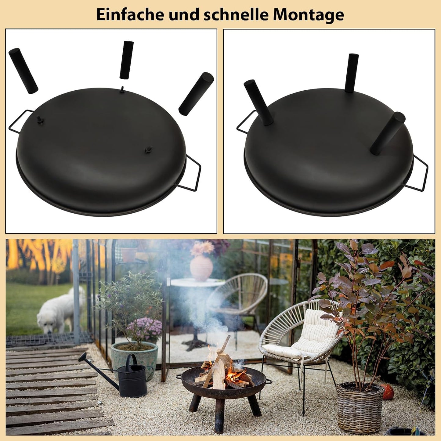‎16330 Dreibein-Feuerschale