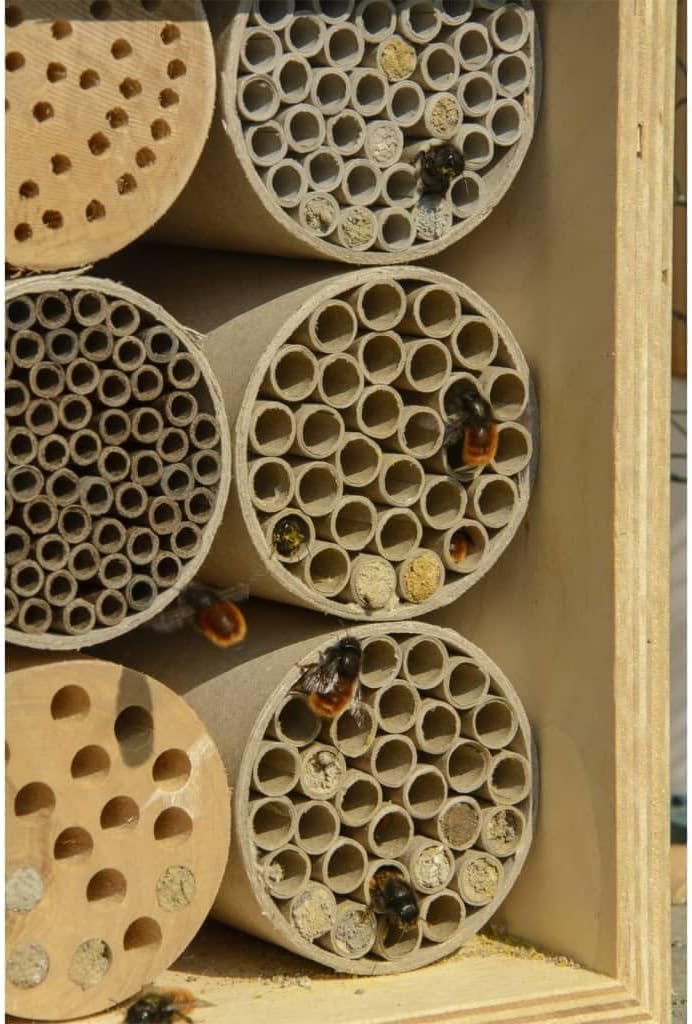 Profi-Wildbienenhotel mit Papierröhrchen