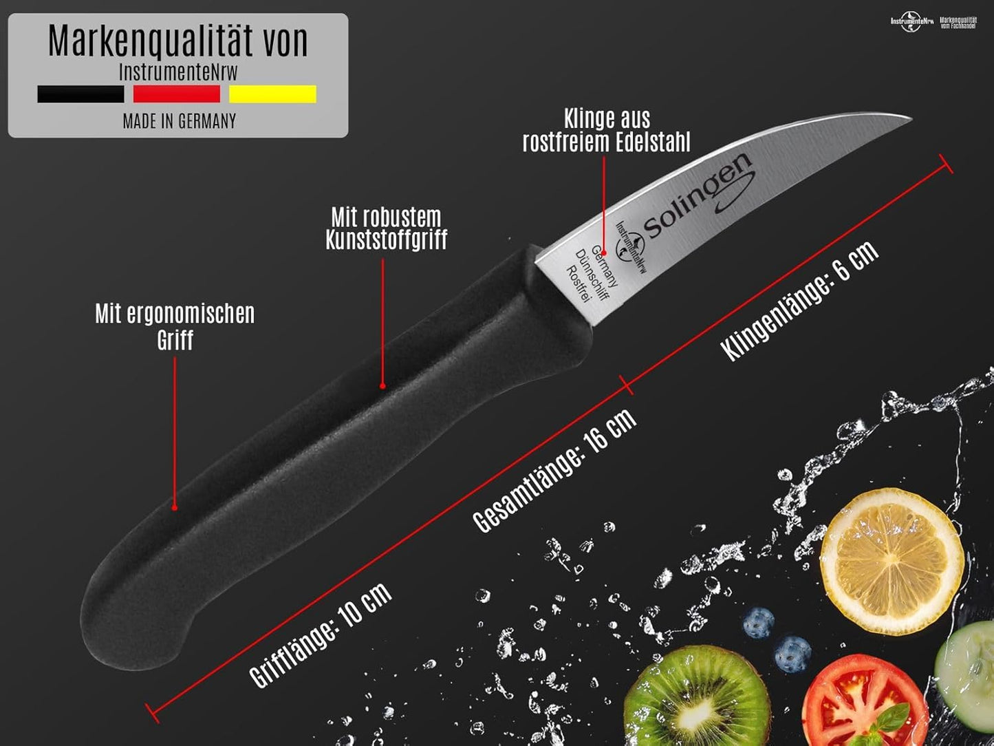 Gemüsemesser-Set, 4