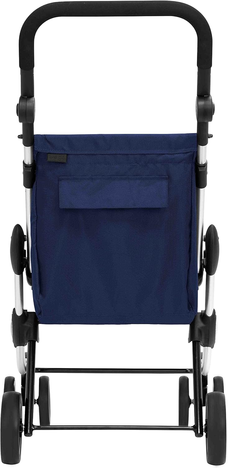 Klappbarer Einkaufswagen, Blau (Navy)