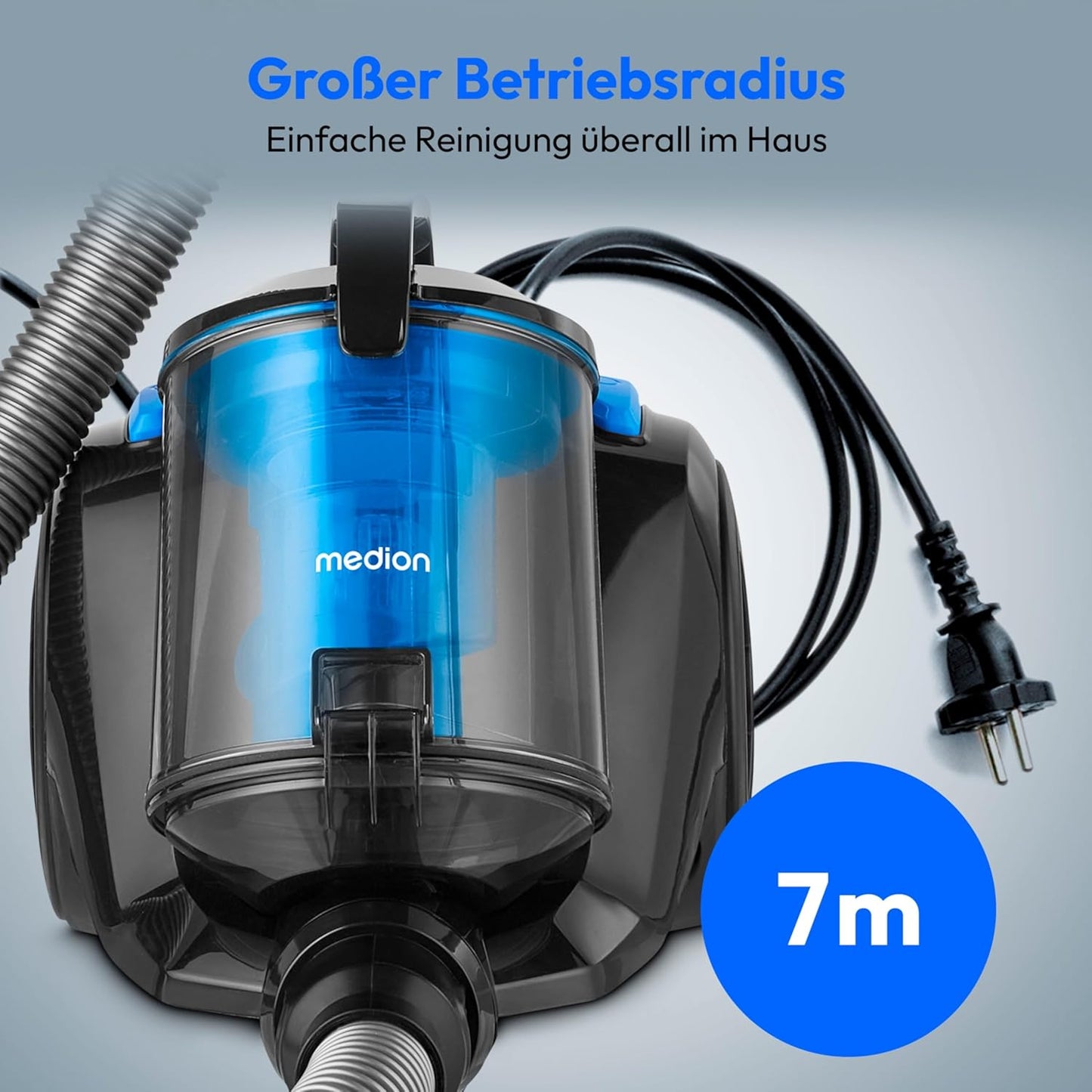 E2001 Beutelloser Zyklon-Staubsauger (MD12078)