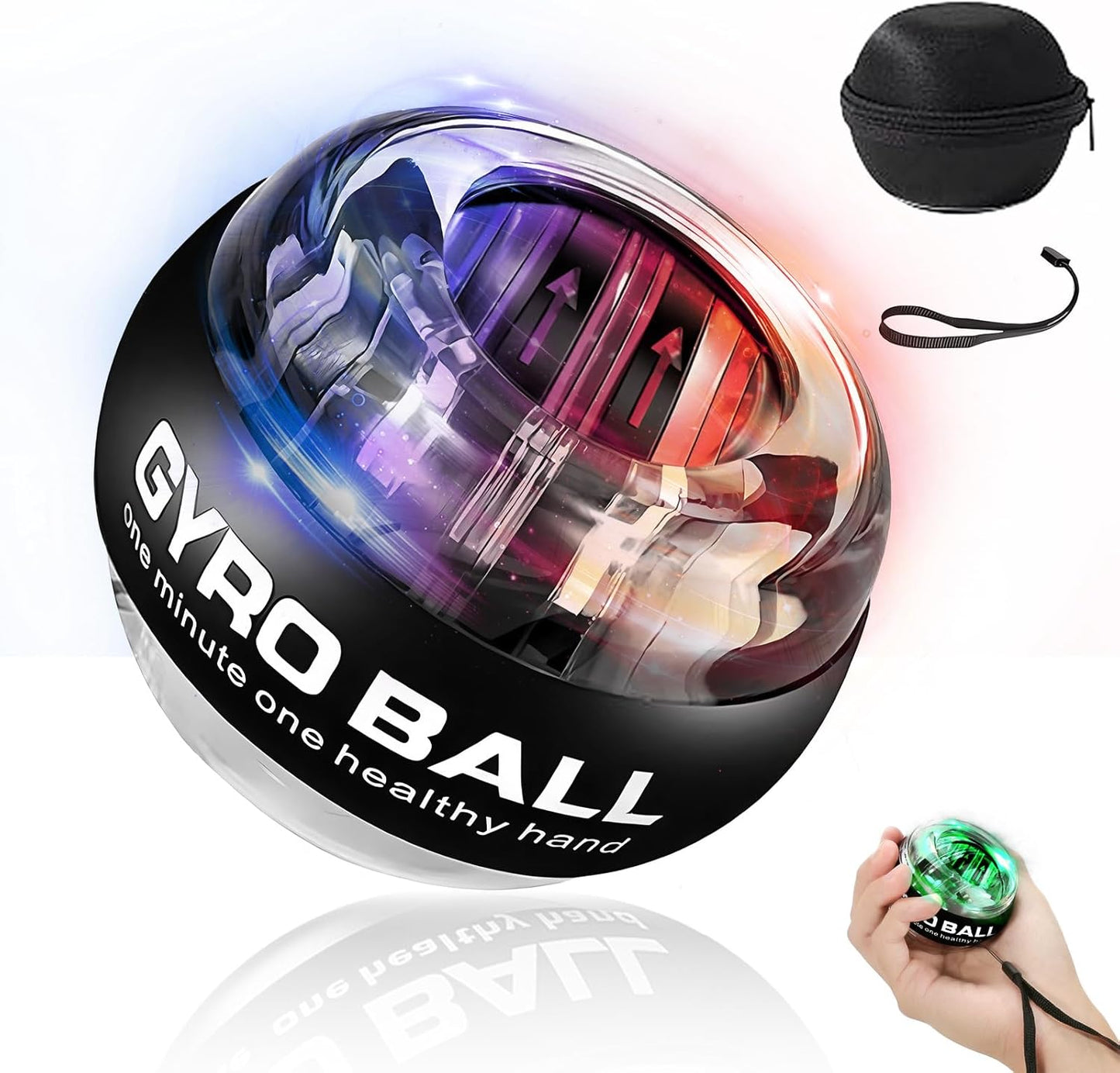 Gyroball Pro Handgelenktrainer, Metallgehäuse