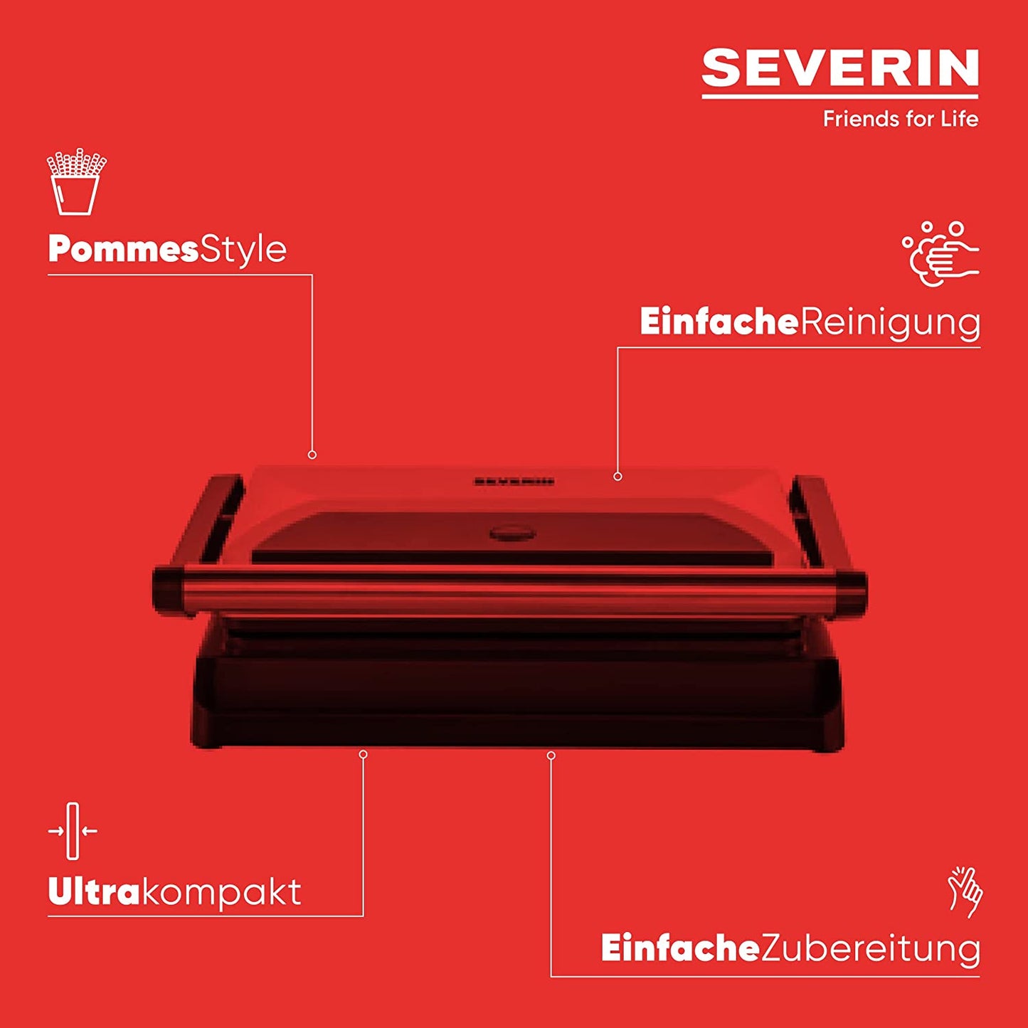 Waffelpommes-Maker, Waffeleisen, Waffelpommes-Maker
