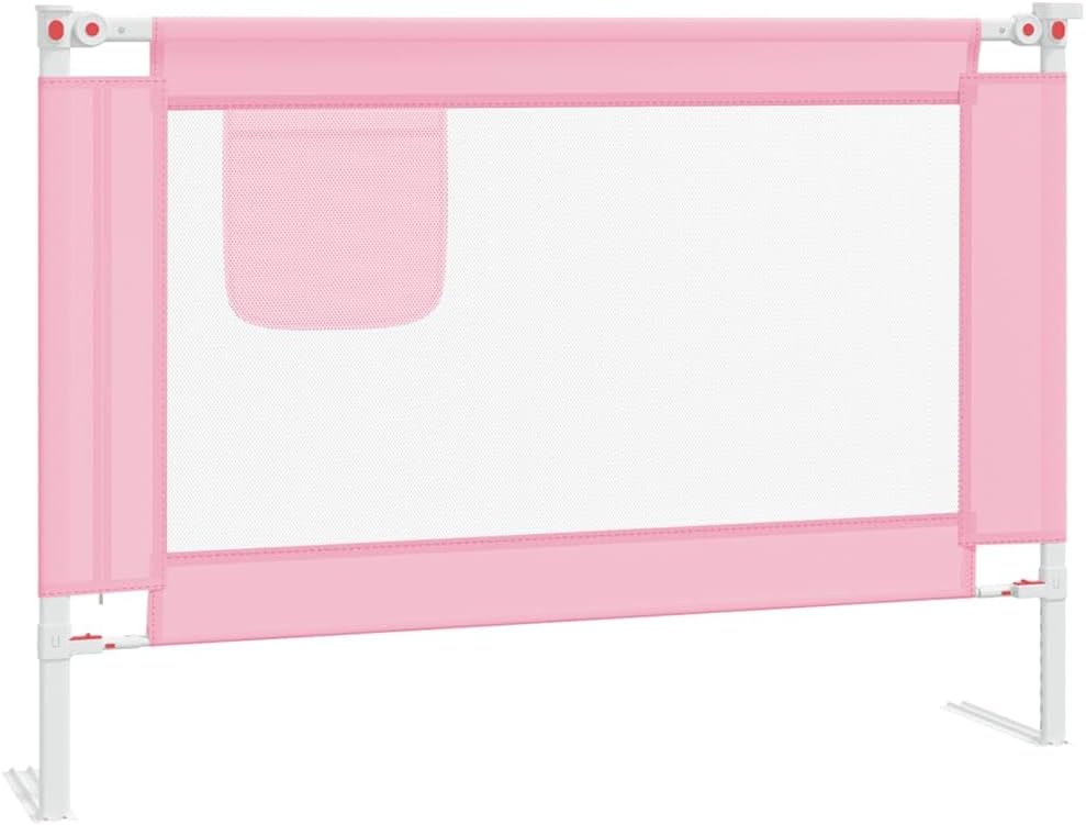 Babybettgitter, 90 x 25 cm Rosa