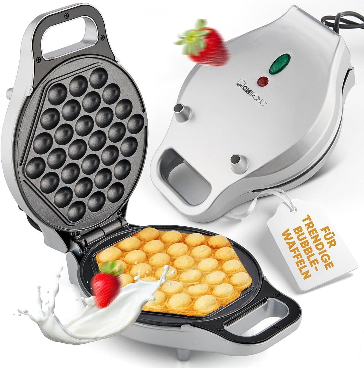 WA 3772 - Bubble-Waffeleisen mit 180° Rotationsfunktion