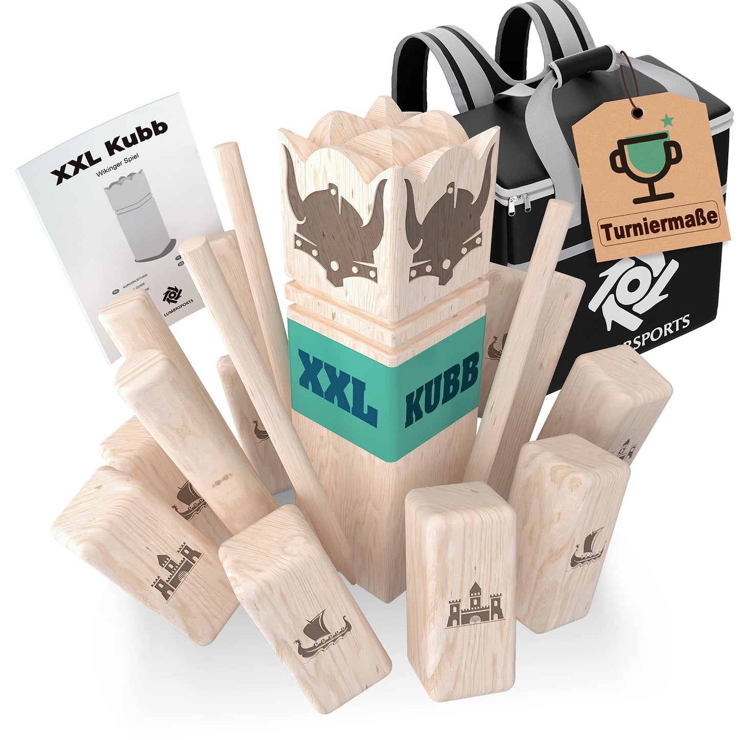 Kubb mit Tragetasche