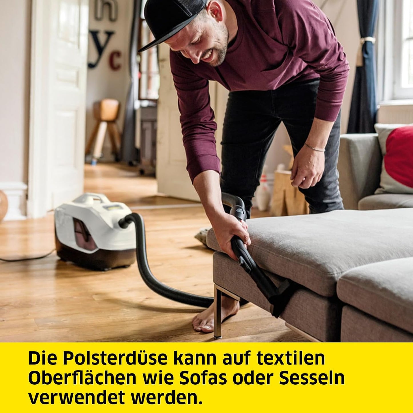 DS 6 Staubsauger mit Wasserfilter für Allergiker, Weiss