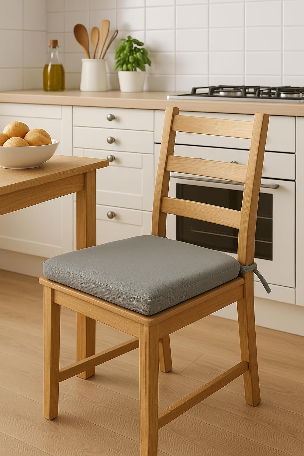 Stuhlkissen-Set für Gartenstühle (4 Stück), Camel 4er Set 60x60x5