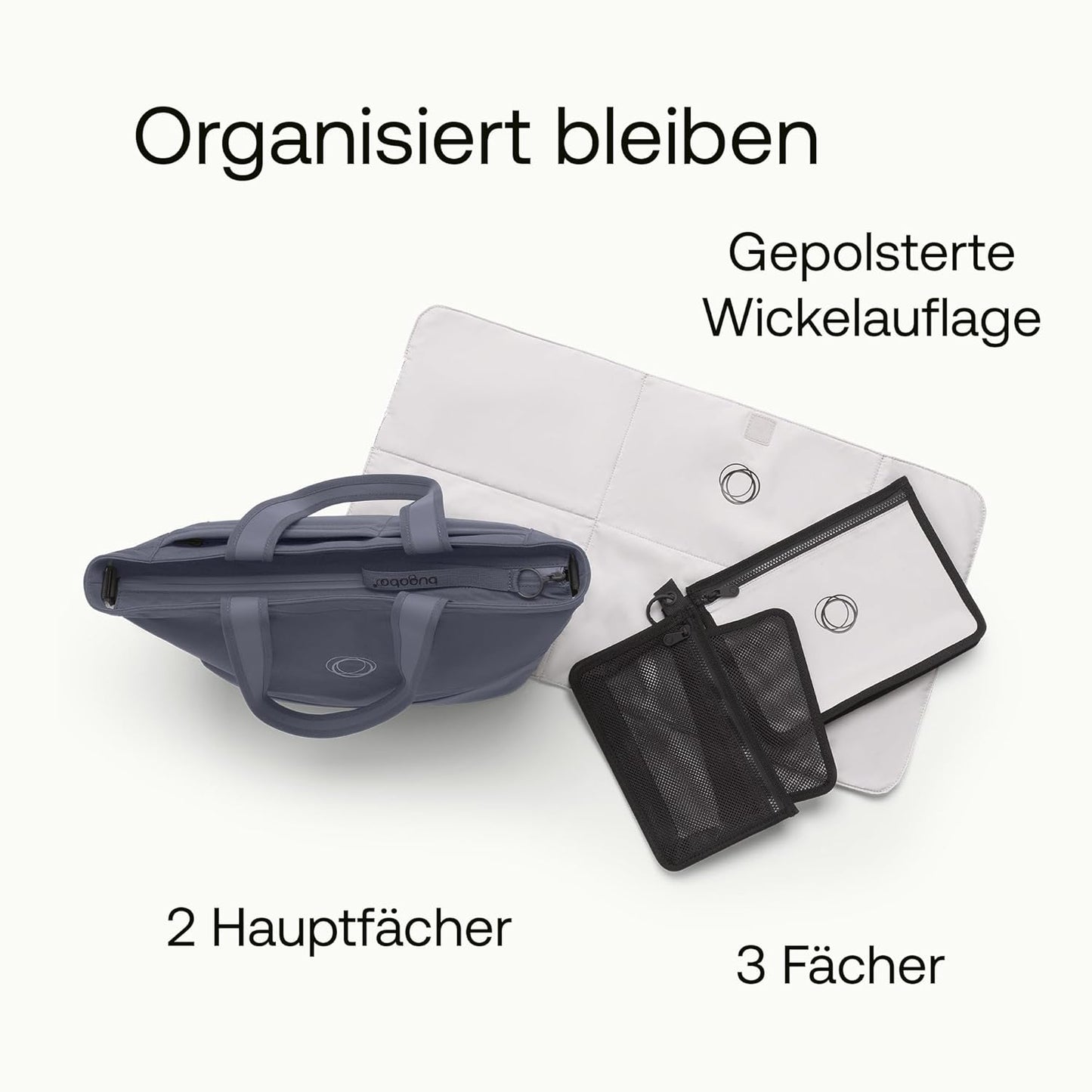 Wickeltasche, Stormy Blue