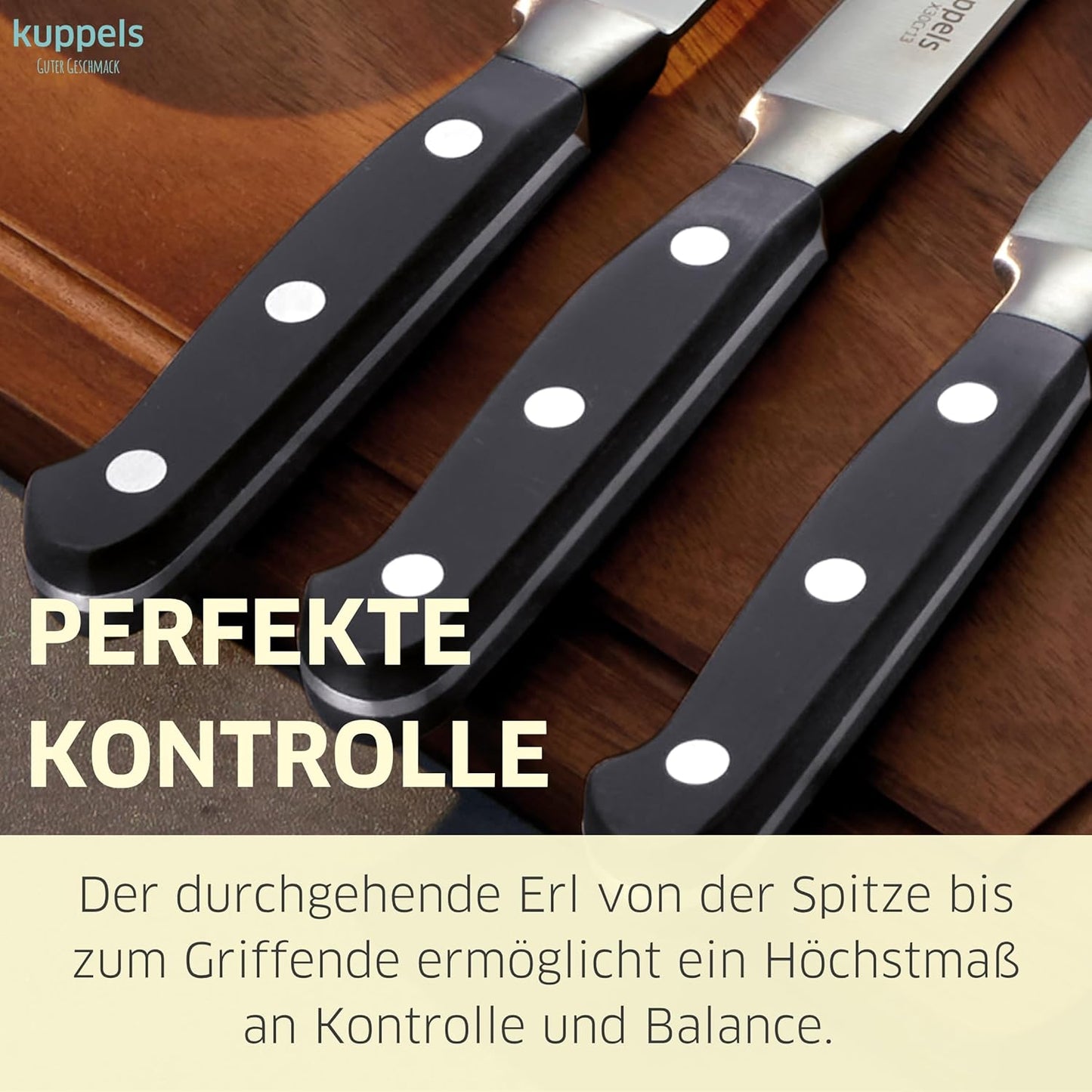 Solid Küchenmesser-Set, Küchenmesser Set 3tlg
