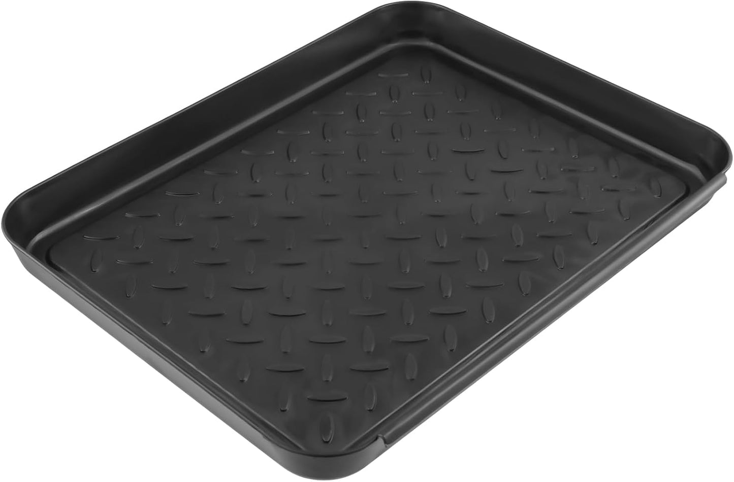 6-teiliges Schuhabtropfschalen-Set, Schwarz