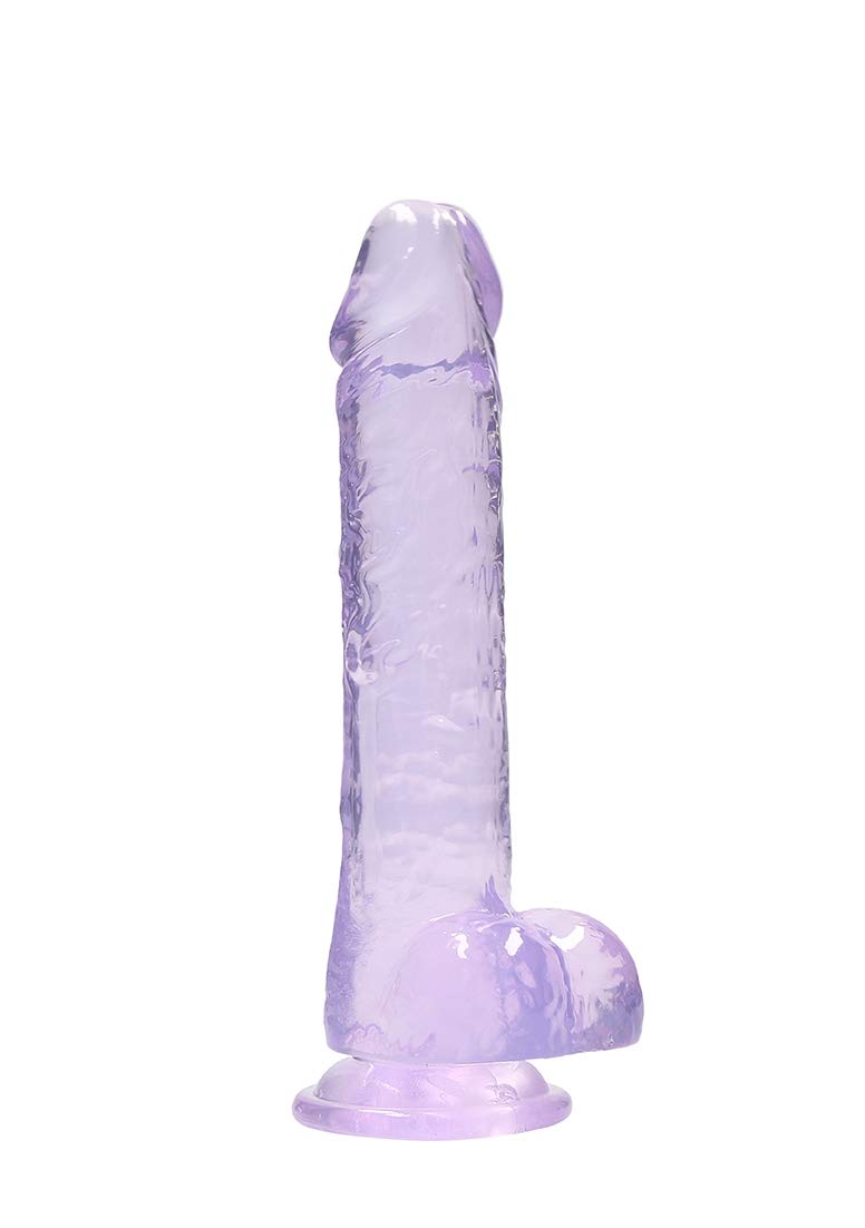 Crystal Clear Dildo REA092, Purple 8