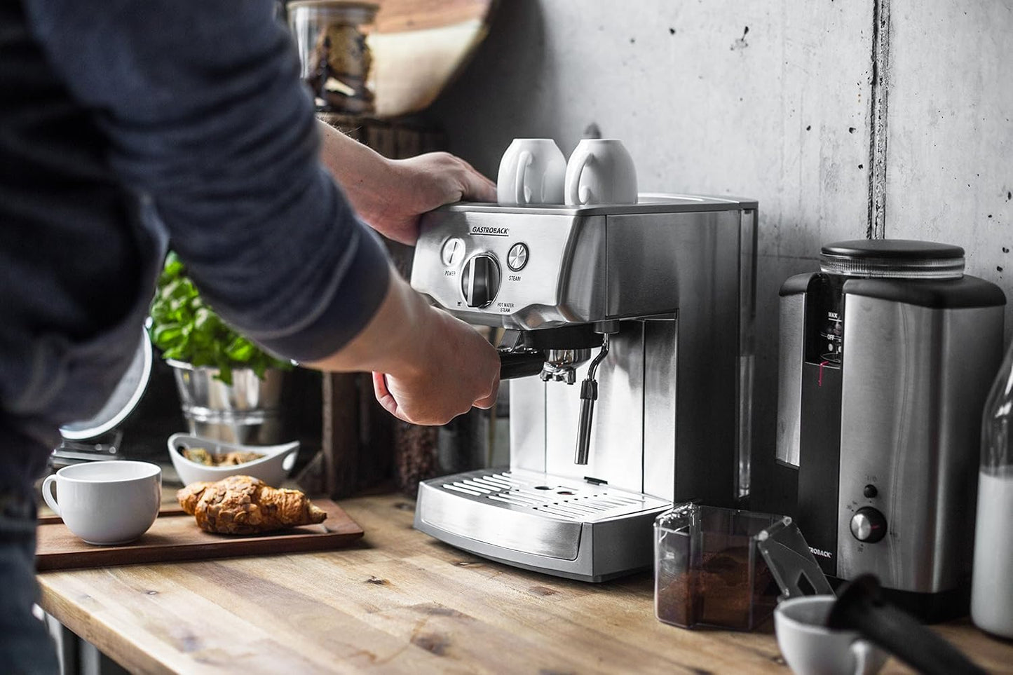 Design Espresso Pro Espressomaschine mit Siebträger