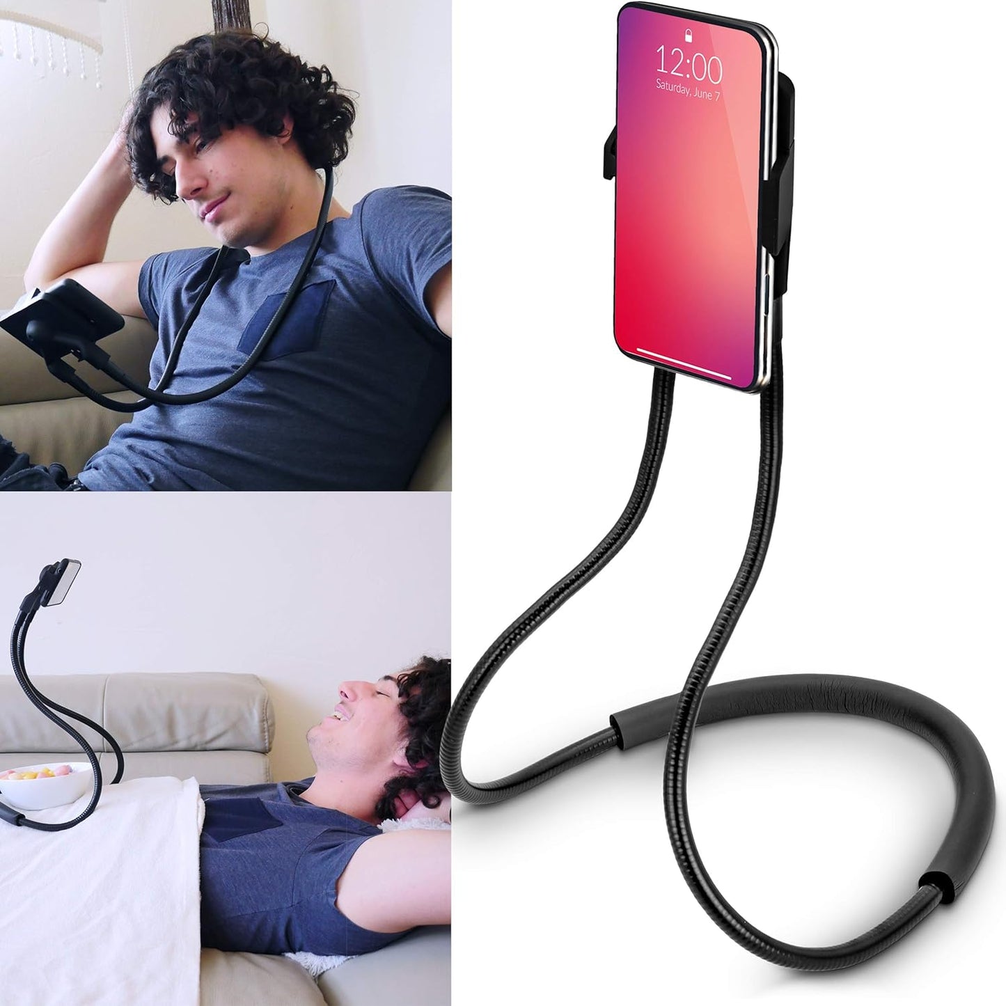 Schwanenhals Handyhalter für Bett und Sofa, Original