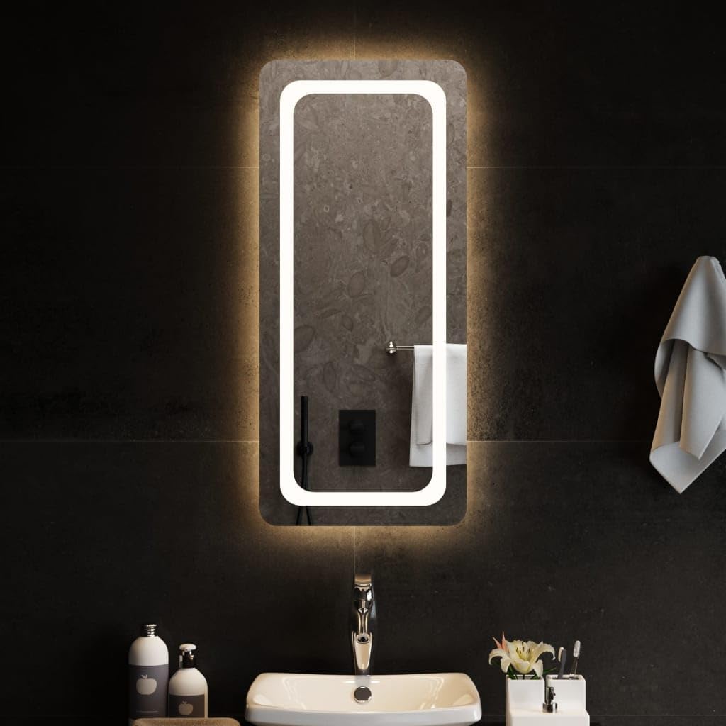 Nelie LED Badspiegel, 40 x 90 cm