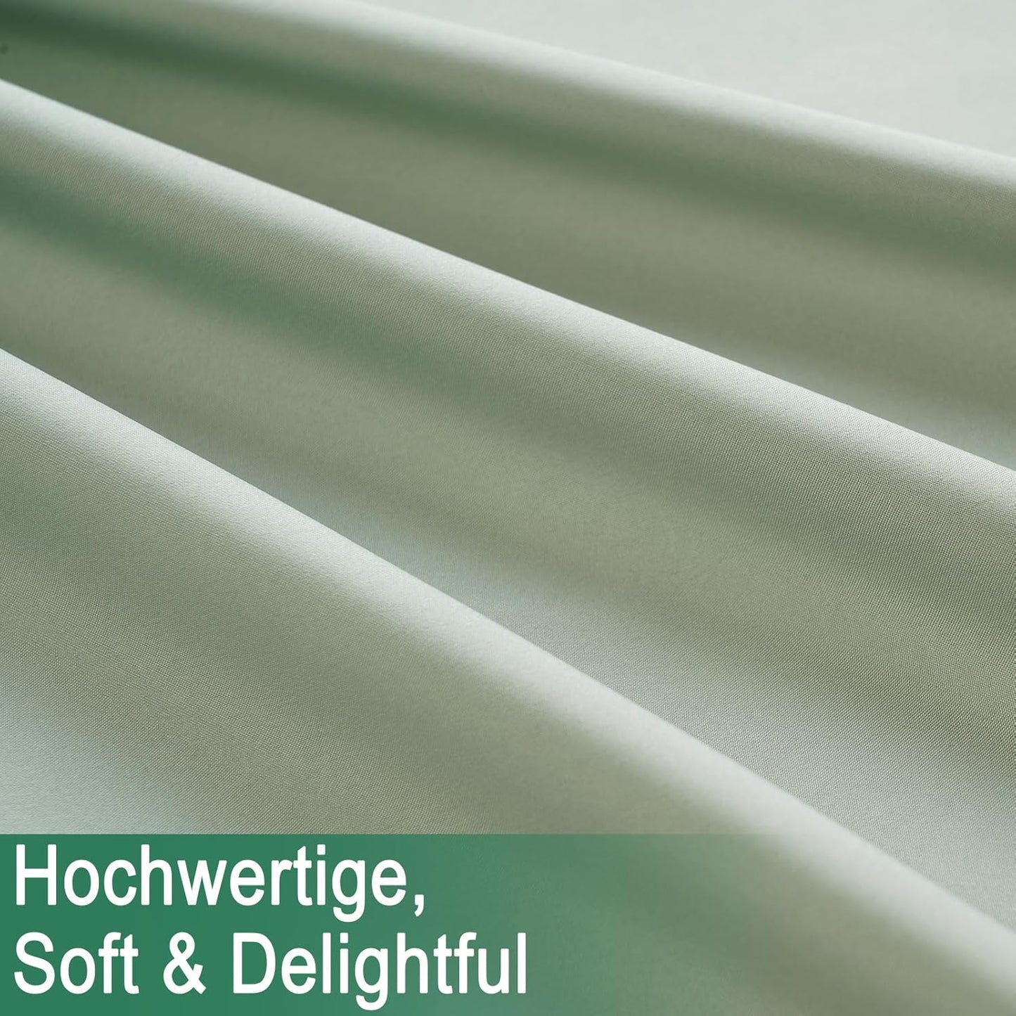2er-Betthimmel-Set für Hausbett, H270 x B67 cm (2er Pack) Grün