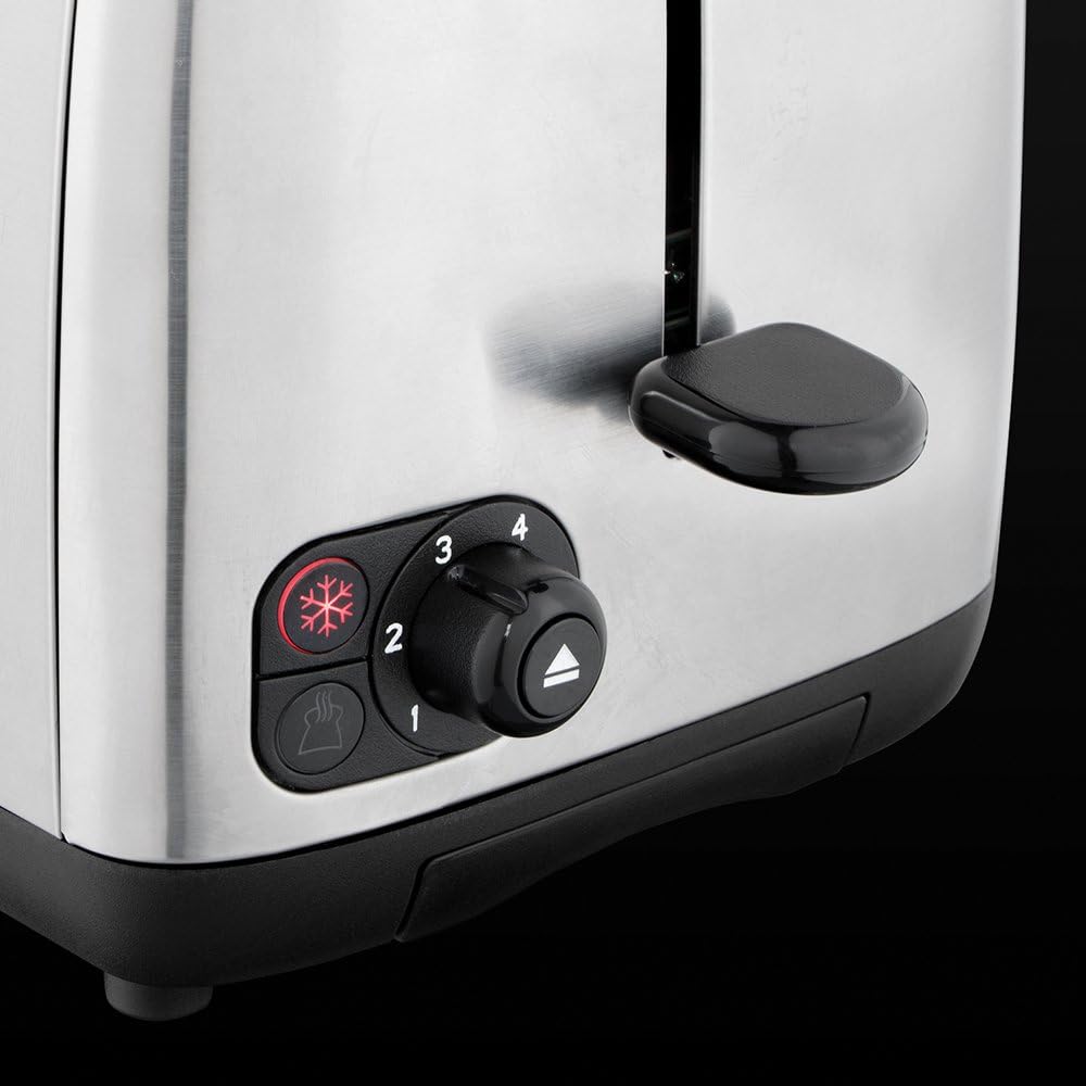 Toaster für 2 Scheiben mit Brötchenaufsatz, Toaster