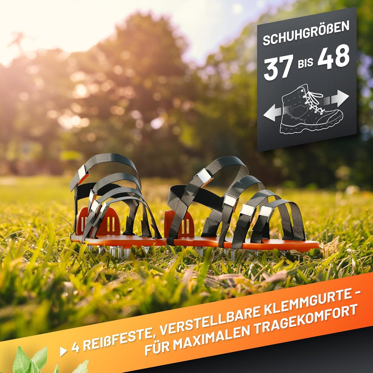 Rasenlüfter-Nagelschuhe