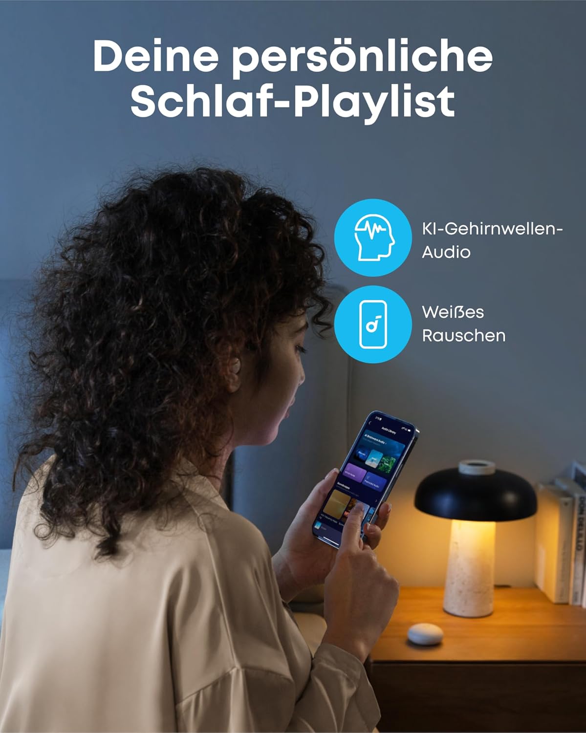Schlafkopfhörer Sleep A20 Earbuds mit Geräuschblockierung