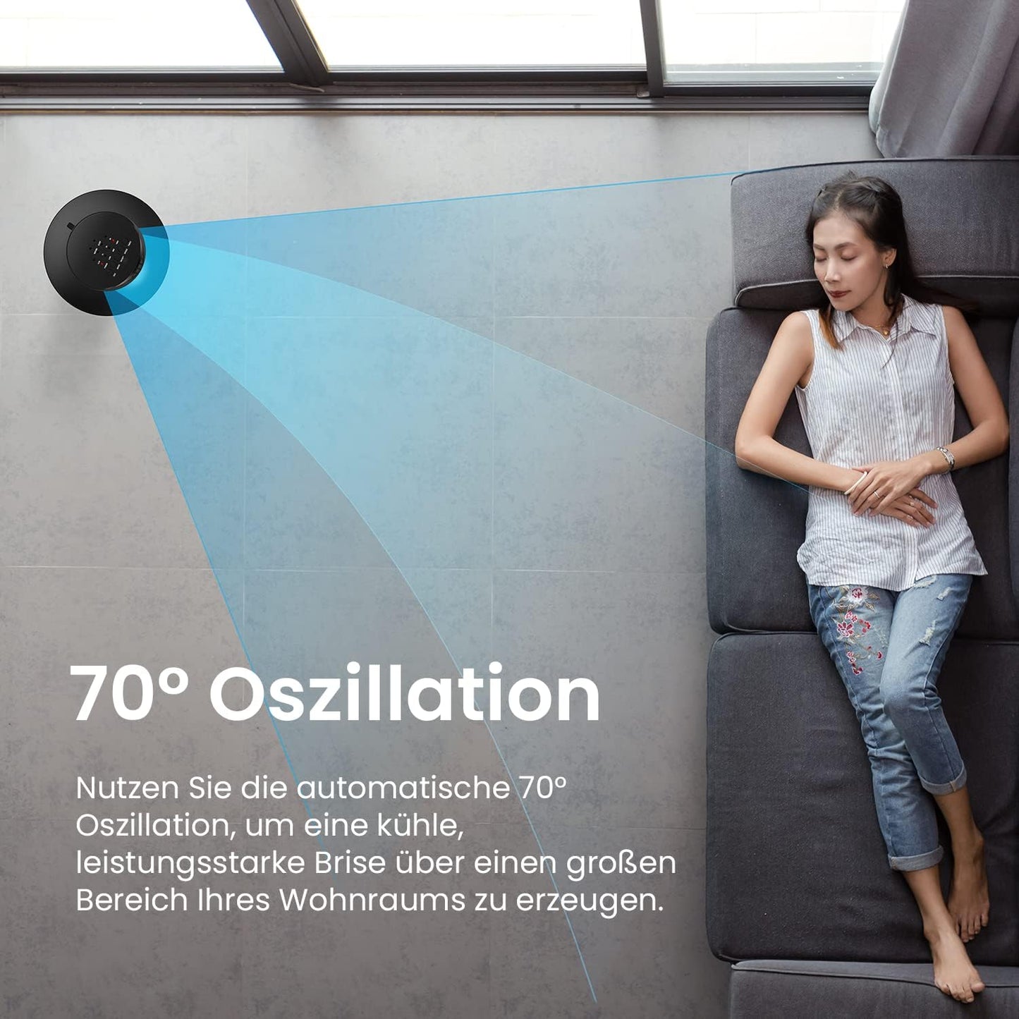 Turmventilator, Schwarz