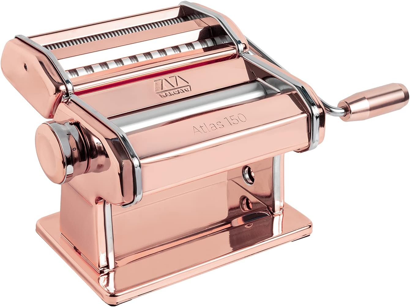 Nudelmaschine Atlas 150 für Lasagne und Fettuccine, Kupfer