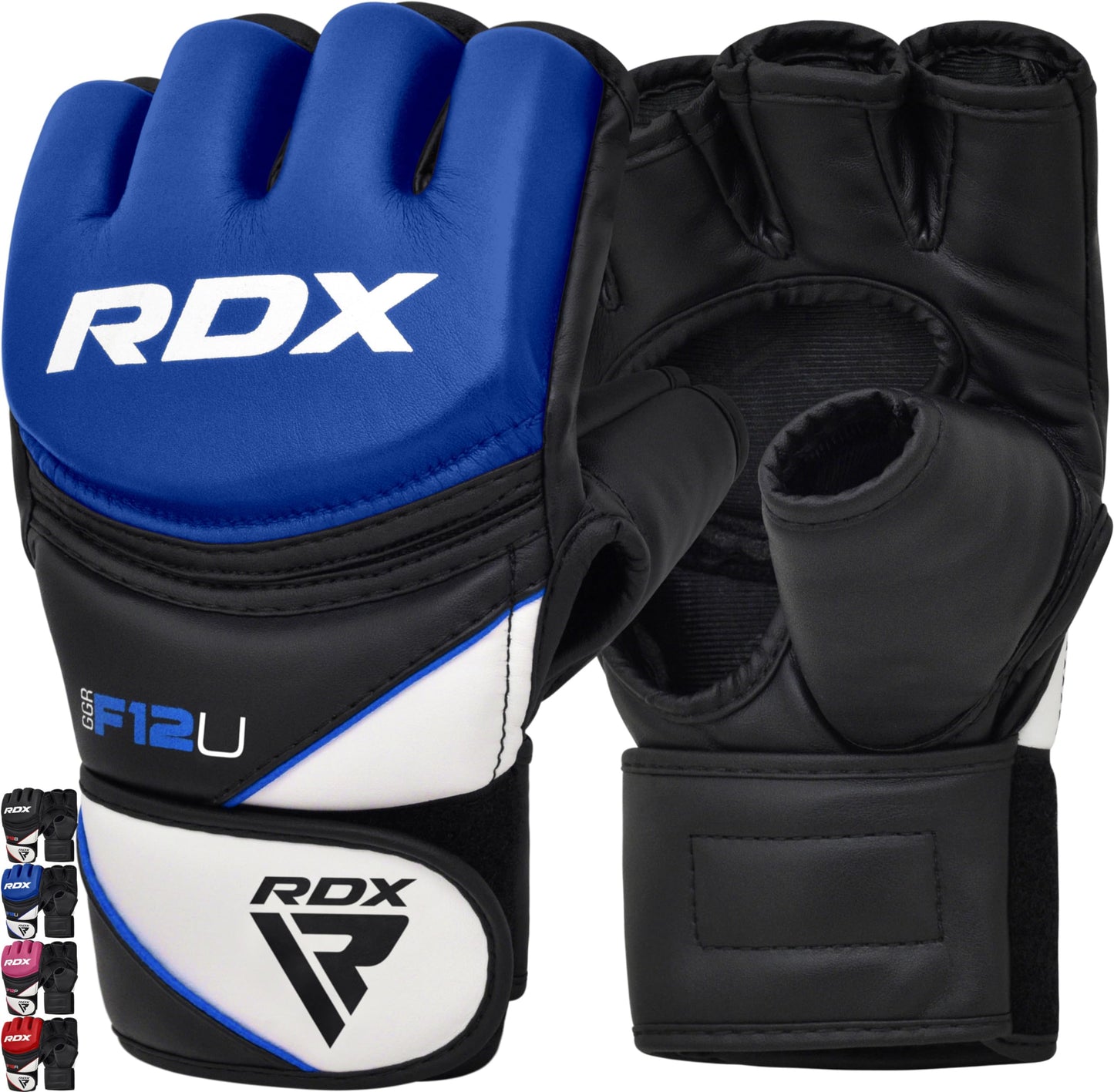 MMA Trainingshandschuhe, L Blau - blau