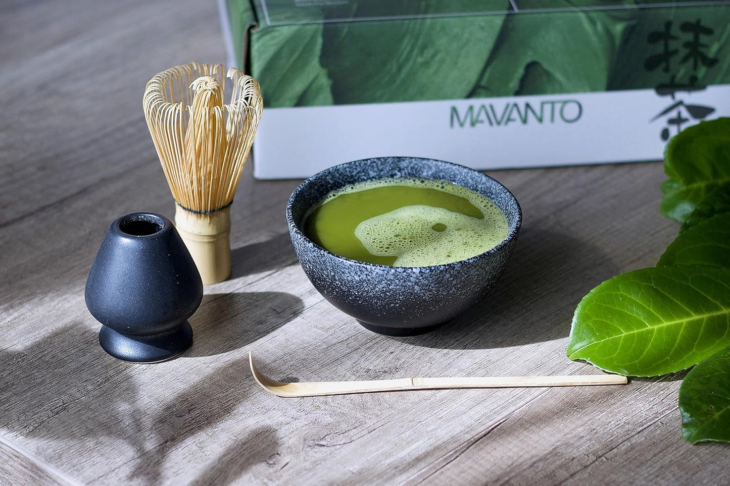 Traditionelles Matcha Tee-Zubereitungsset, 4-teilig, 4er Set