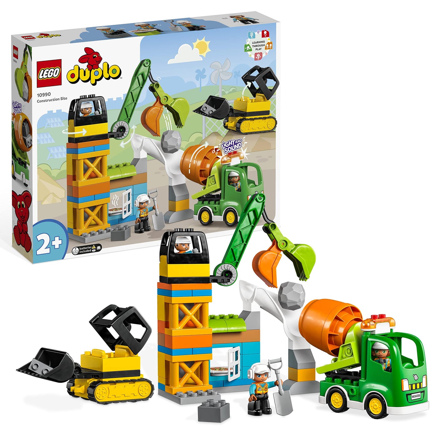 10990 DUPLO Baustelle mit Baufahrzeugen, Konstruktionsspielzeug, Single