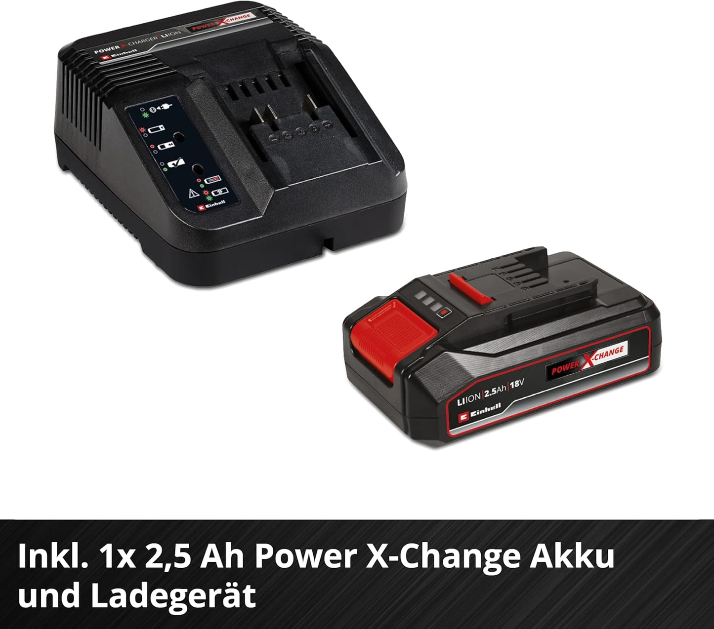 Akku-Gras- und Strauchschere GE-CG 18/100 Li T Kit, inkl. 2,5 Ah Akku und Ladegerät