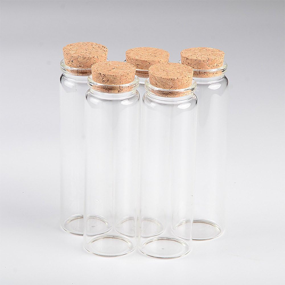 Glasflasche mit Korkstopper, 12|90ml