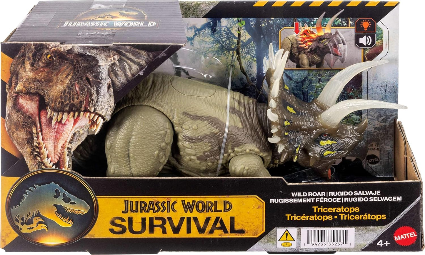 Jurassic World Wild Roar Triceratops