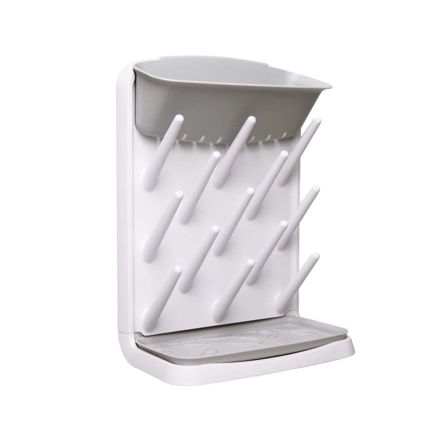 Vertical Babyflaschen-Abtropfgestell, Grey Bottle Drying Rack