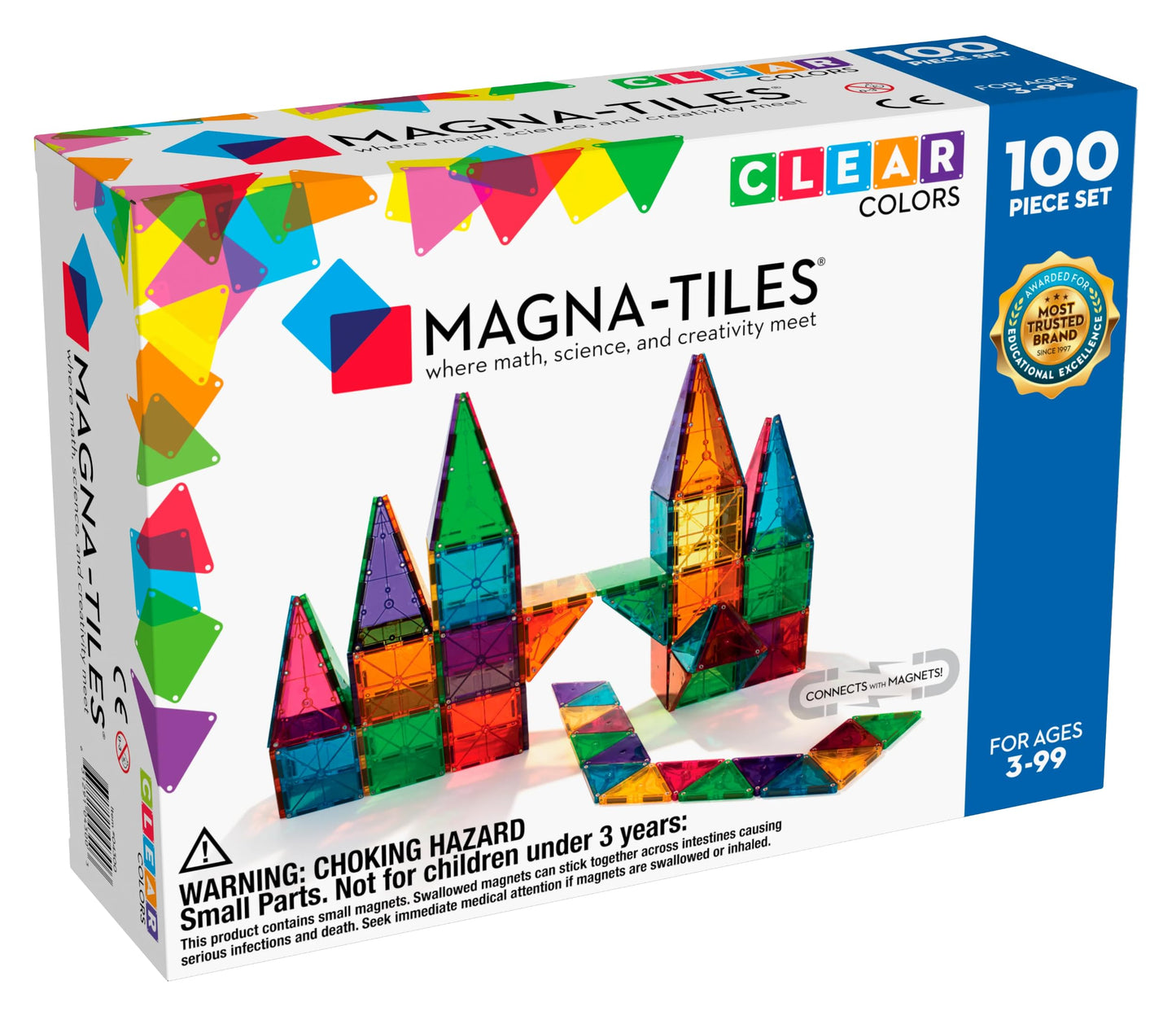 Transluzente Magnet-Bausteine (100 Stück)