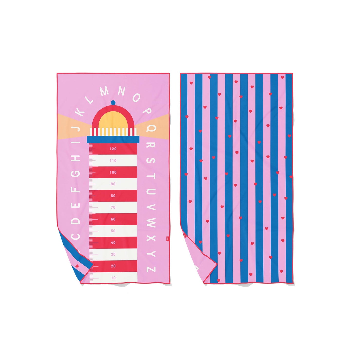 Strand- und Poolhandtuch für Kinder, Leuchtturm L - 180 x 100cm