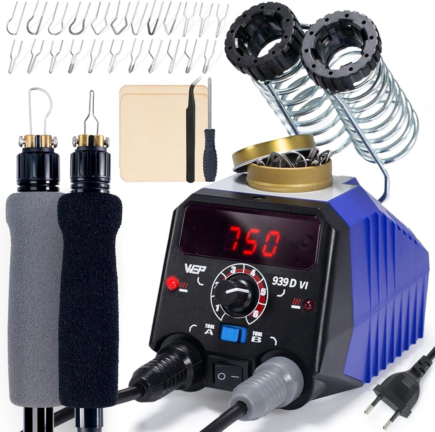 939D-VI Doppel-Stift-Holzbrenner Set für Brandmalerei