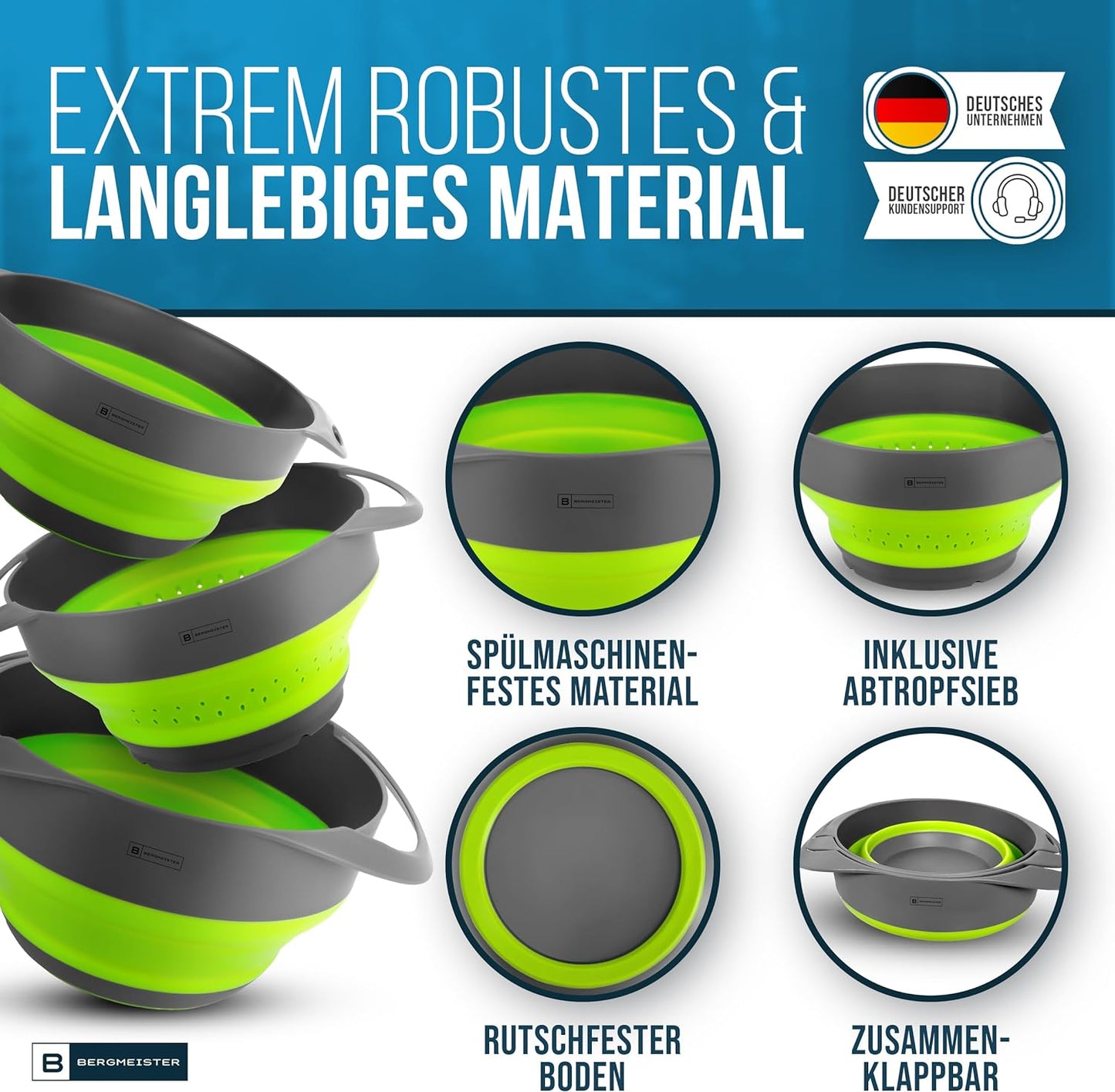 Faltbares Schüssel-Set