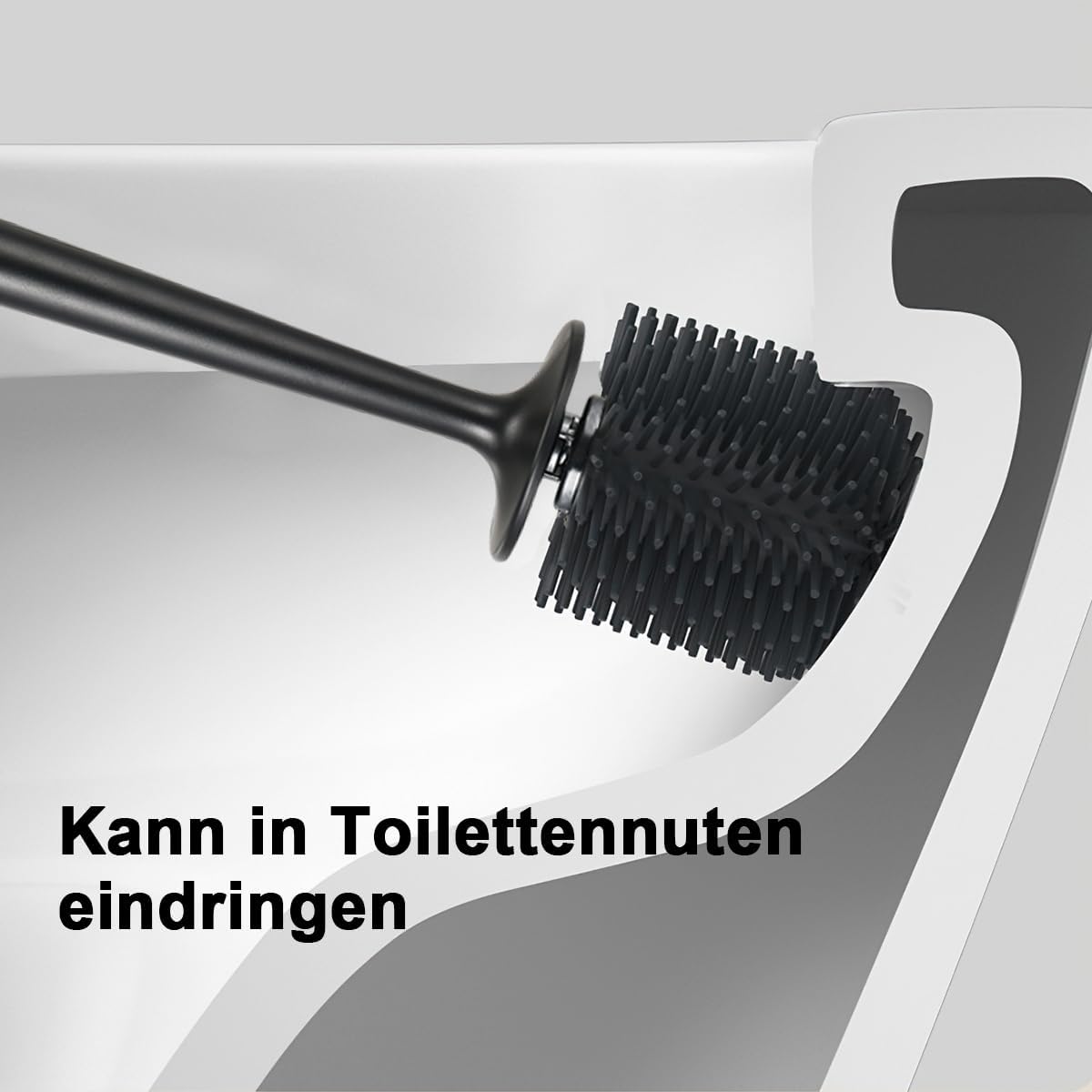 WC-Bürste, Schwarz