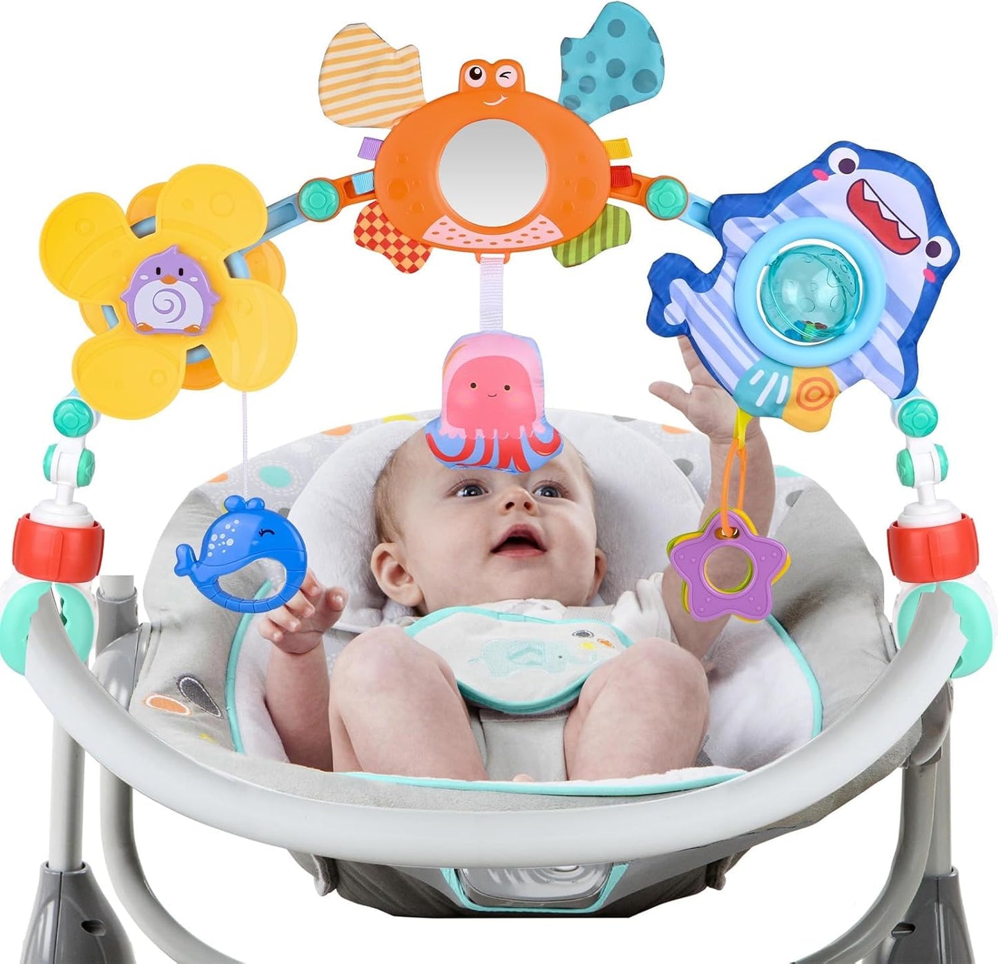 Spielbogen Baby Motorikspielzeug 0-12 Monate, B