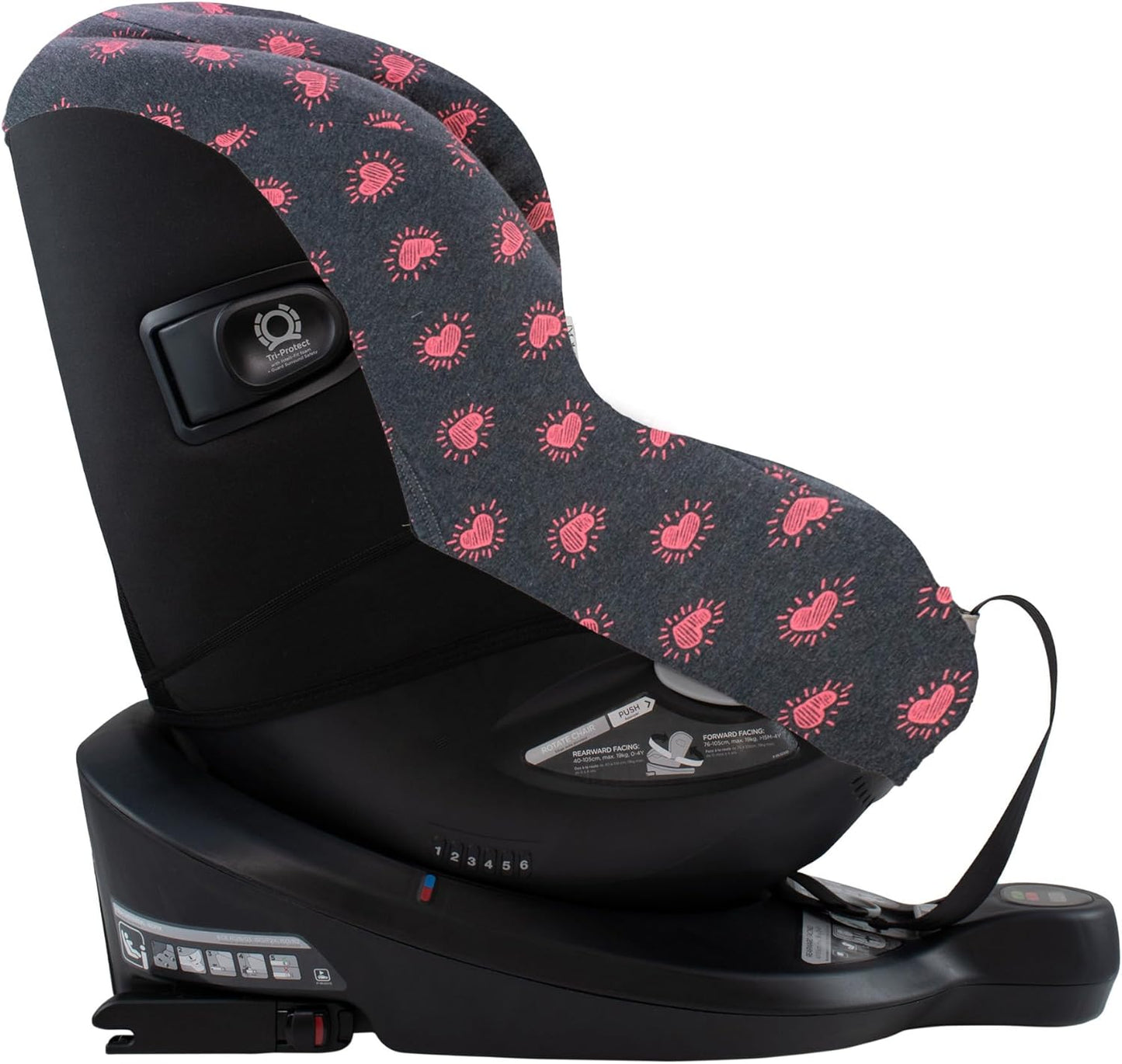 Kindersitzbezug für Joie I-Spin 360 und I-Safe, Crabby Bezug für Joie I-Spin 360 y Joie I-Safe