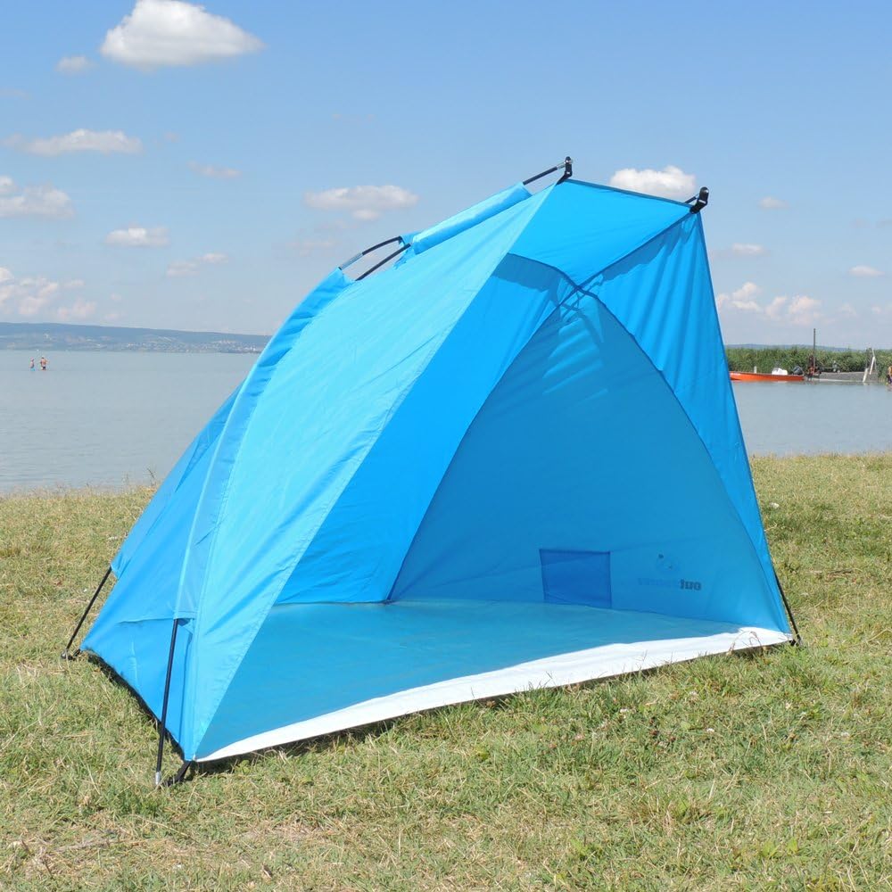 Strandmuschel Helios mit UV Schutz 80, Blau
