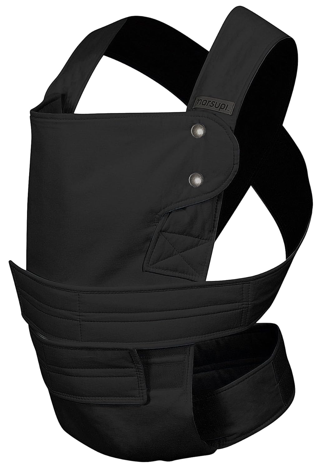 Babytrage für Neugeborene bis 15 kg, XL Black
