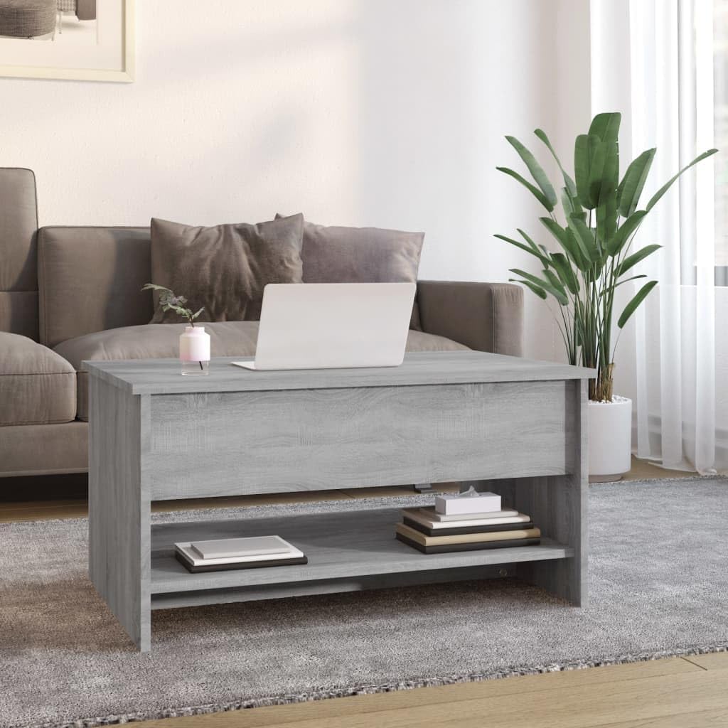 Höhenverstellbarer Couchtisch mit Stauraum