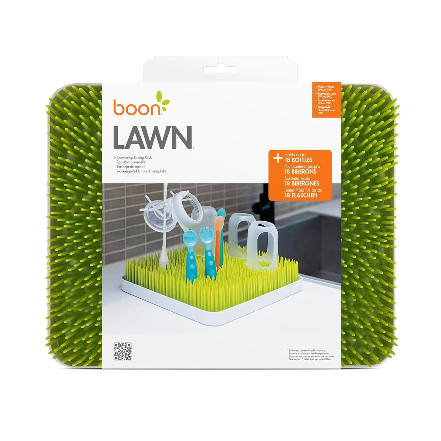 Lawn Abtropfgestell für Babyflaschen und Zubehör, 2 Count (Pack of 1) LAWN Trockengestel