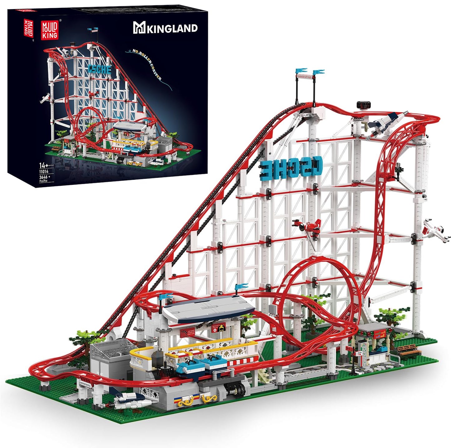 11014 Achterbahn Bausatz, Loop Coaster