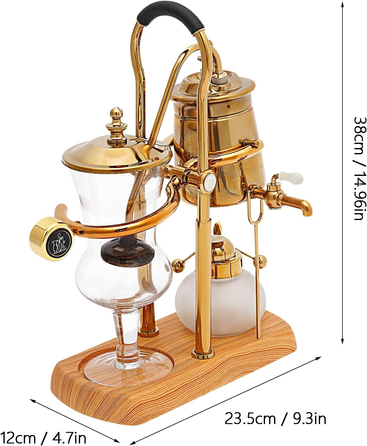 Vakuum-Kaffeebereiter mit 180° Drehhahn