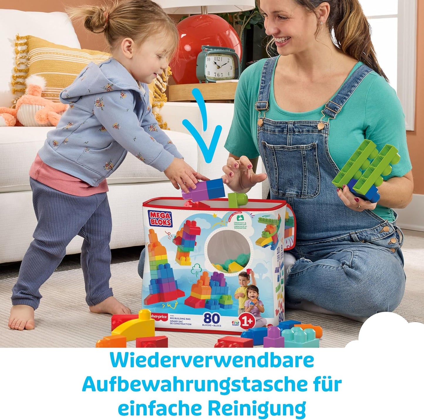 Fisher-Price Bausteine, 80 Stück