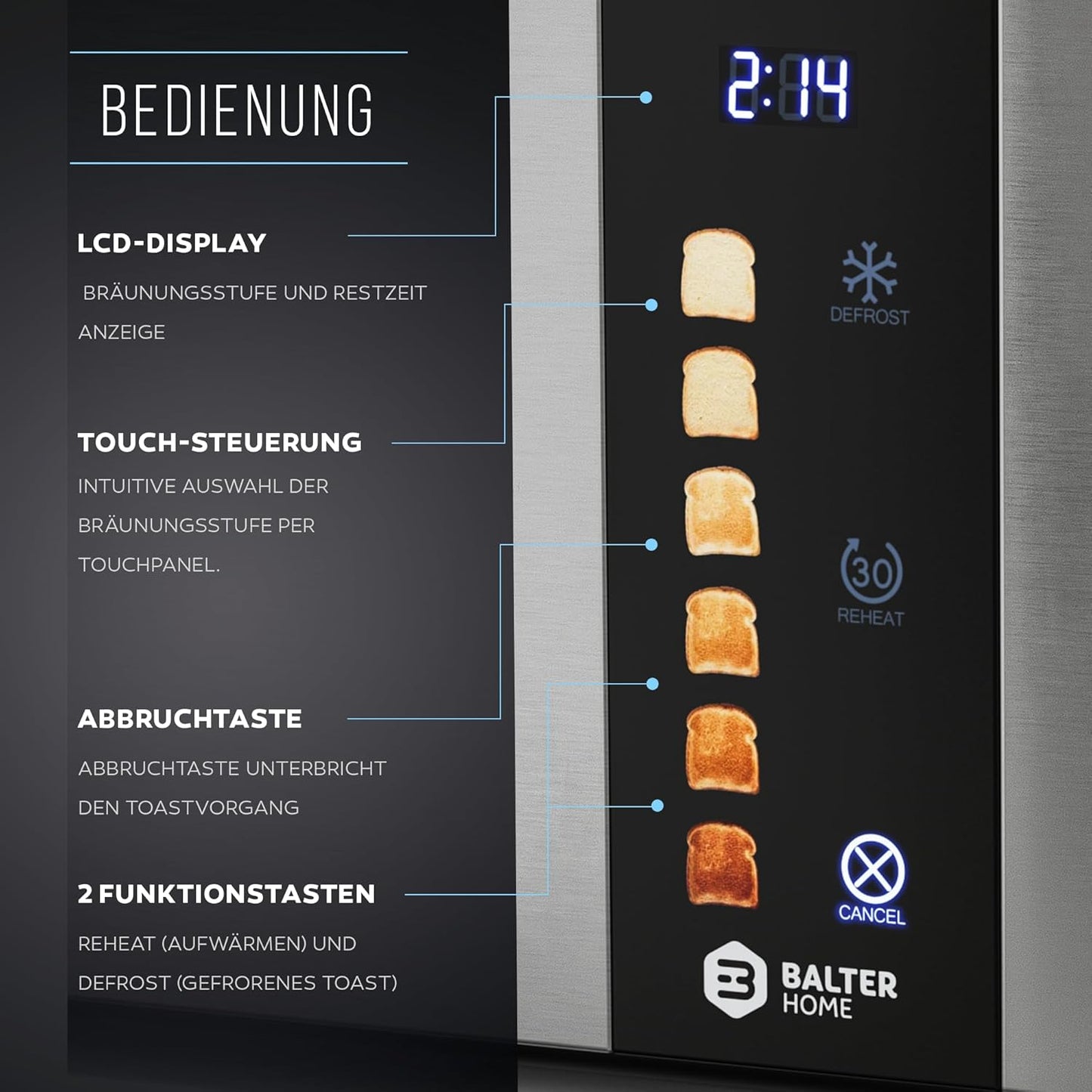 Langschlitztoaster, Ts-34-silber