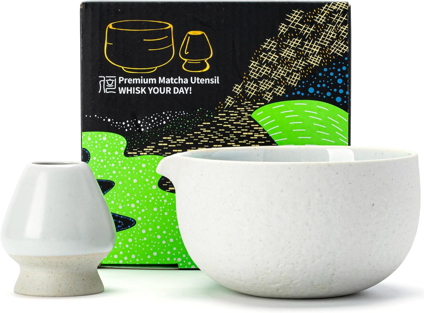 Matcha-Set, Hellgrau