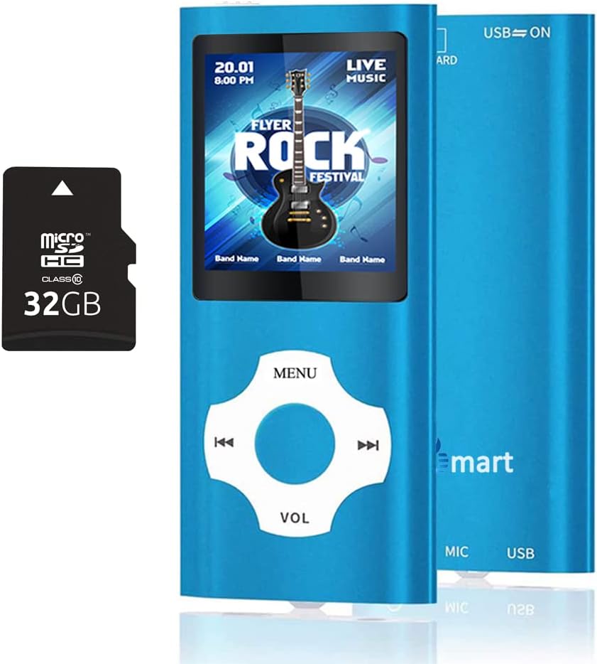 Mediaplayer, Blau